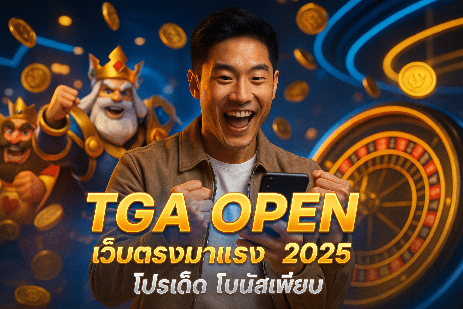 TGA OPEN เว็บตรงมาแรง 2025 โปรเด็ด โบนัสเพียบ