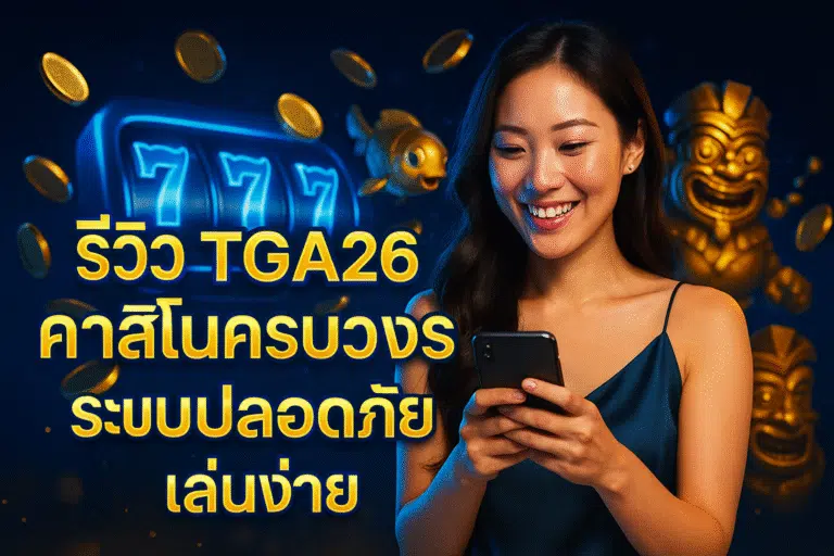 รีวิว TGA26 คาสิโนครบวงจร ระบบปลอดภัย เล่นง่าย